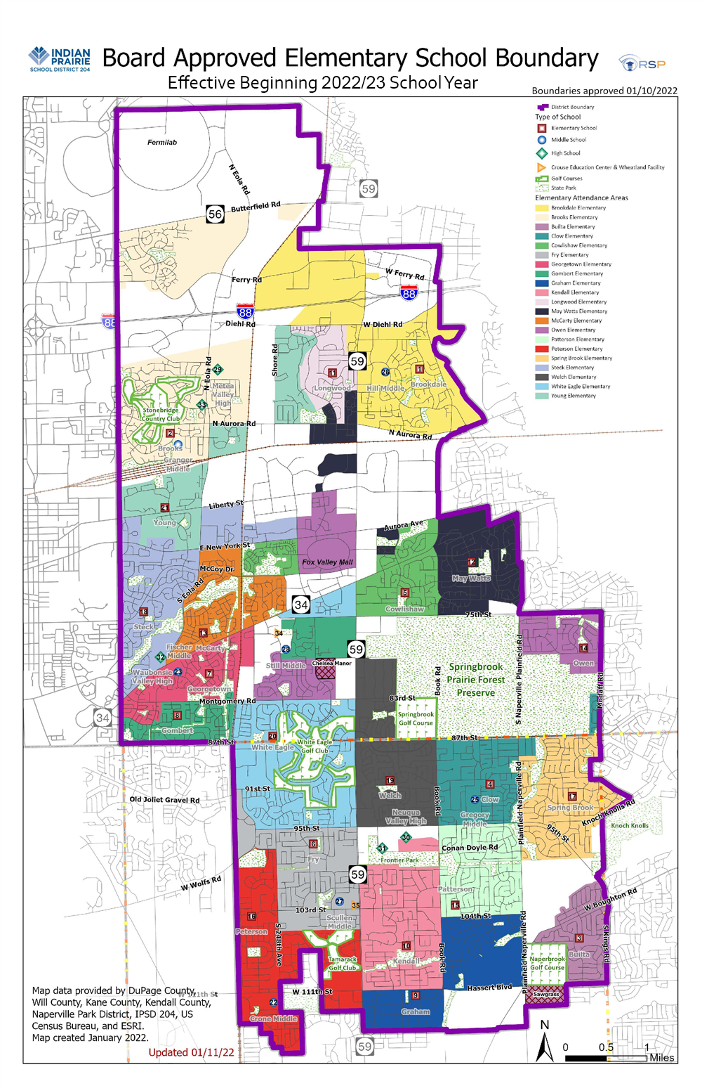 Boundary map - see Subdivisions dropdown above for text version