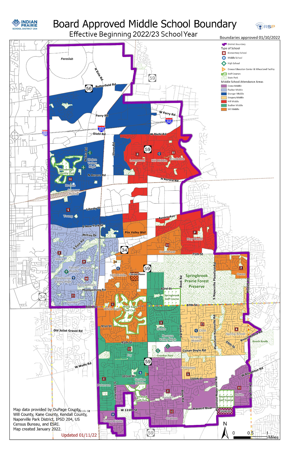 Boundary map - see Subdivisions dropdown above for text version